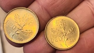 Monete 20 lire antiche
