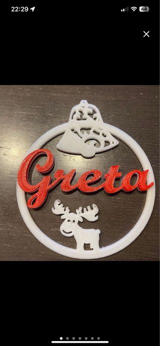 Bola navidad personalizada