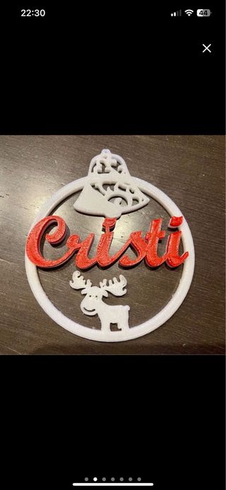 Bola navidad personalizada
