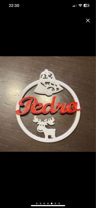Bola navidad personalizada
