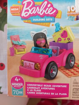 ✅Barbie Fashionista 128 y lego aventura de playa