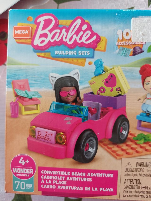 ✅Barbie Fashionista 128 y lego aventura de playa