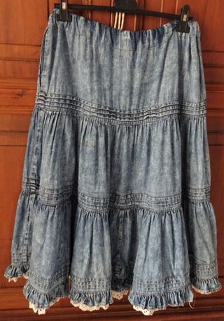 FALDA VAQUERA ORIGINAL LARGA talla pequeña