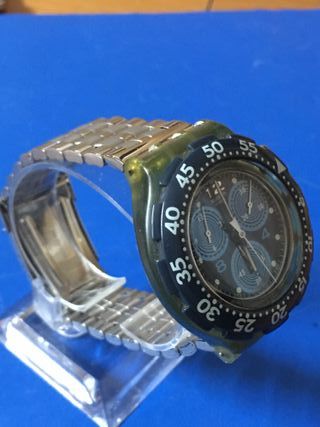 Orologio Cronometro polso uomo donna Swacth Scuba