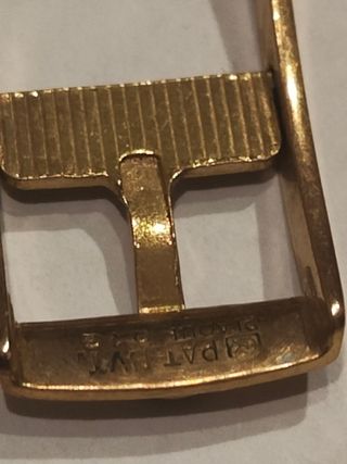 Fibbia vintage originale Omega 10 mm