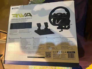 Volante + pedales para Pc Ps4 y Ps5