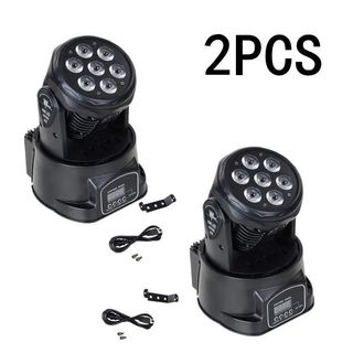 ✅️Pack 2 cabezas móvil escenario Led Wash 70W