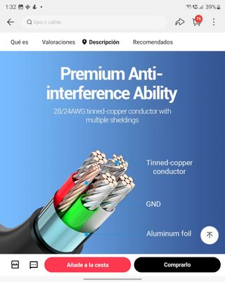 CABLE USB C A MICRO USB NUEVO OTG