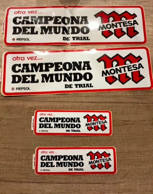 Adhesivos grandes decorativos montesa originales
