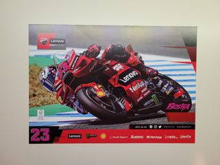 Poster Bagnaia Bastianini DucatiLenovo23