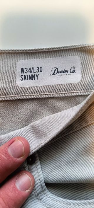 Pantalones vaqueros hombre