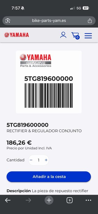 Regulador yfz