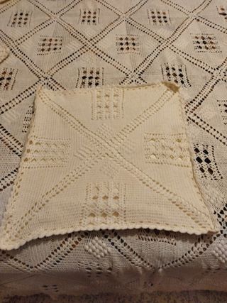 Colcha hecha a mano.