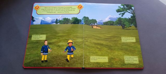 Libro SAM Bombero Imanes