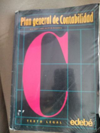 Plan general de contabilidad antiguo