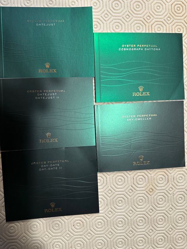 pacchetto libretti rolex