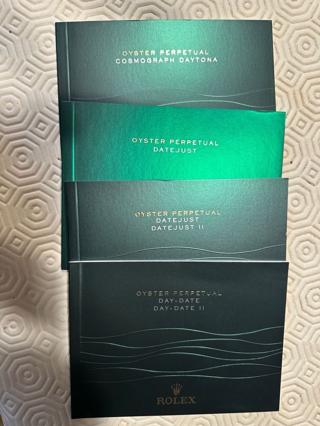 pacchetto libretti rolex