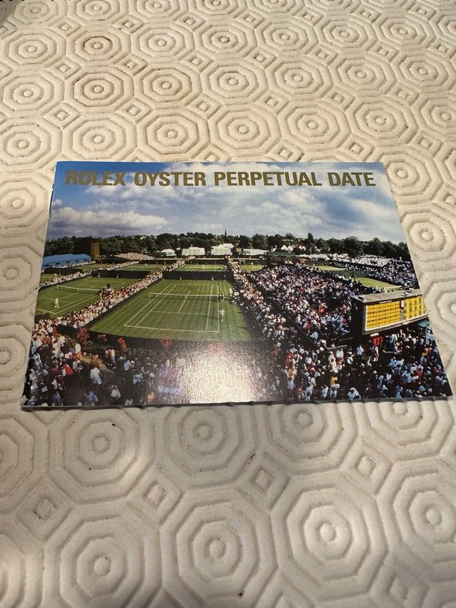 libretto booklet rolex oyster perpetual date