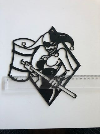 Adorno Harley Quinn Arlequín Mazo 3D