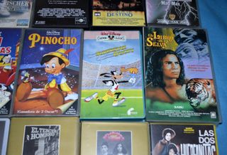 Cintas VHS antiguas. Películas. Disney. Jurassic P