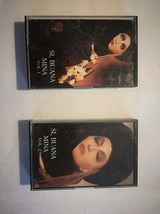 Cassetta Mina Si Buana Due cassette Vol. 1 e 2