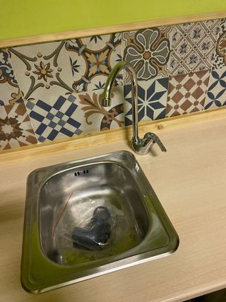 mueble de cocina con fregadero