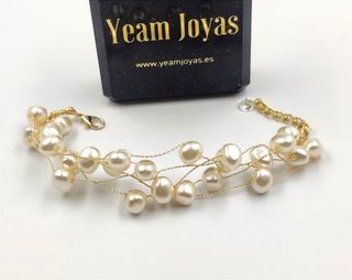 NUEVO PULSERA PERLAS