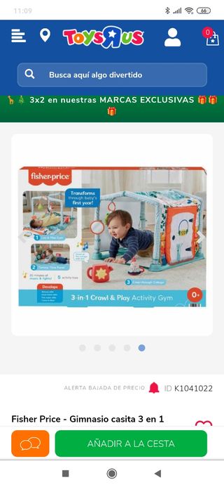 Fisher Price - Gimnasio casita 3 en 1