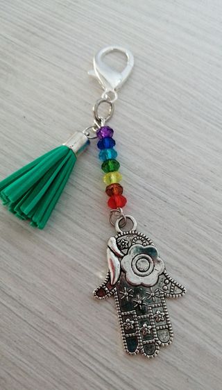 Llavero/ colgante con chakras