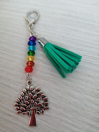Llavero/ colgante con chakras