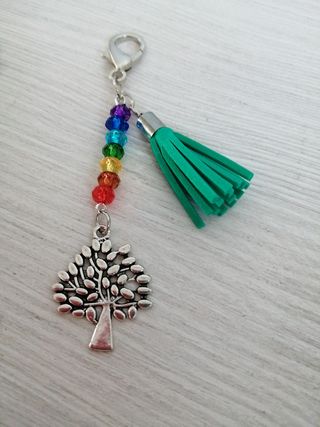 Llavero/ colgante con chakras