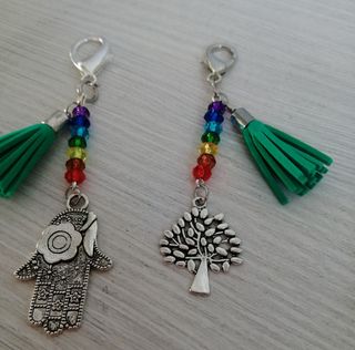 Llavero/ colgante con chakras