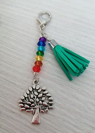 Llavero/ colgante con chakras