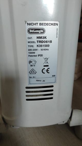 Radiador de aceite DeLonghi