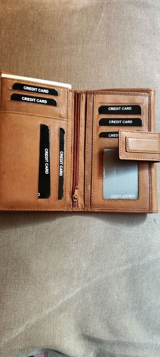 Billeteras de piel Mujer