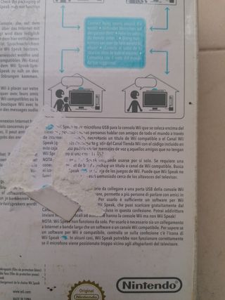 Wii speak micrófono consola