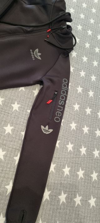 Chandal júnior talla S Negro