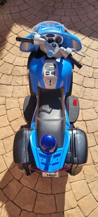 Moto infantil electrica de policia