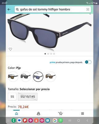 GAFAS DE SOL HOMBRE TOMY HILFILGER