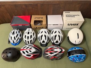 Cascos de ciclismo, skate, BMX, patinaje, esqui