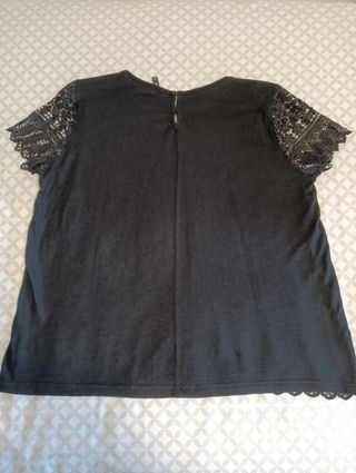 Blusa negra talla L