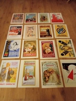 Carteles antiguos rusos