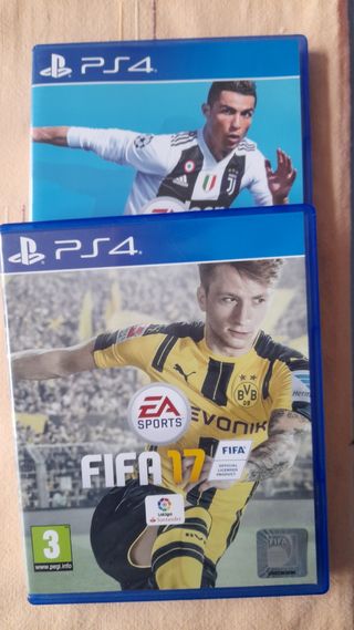 juegos PS4  fifa 19 y 17