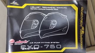 Casco integral Moto Scorpion Exo 750