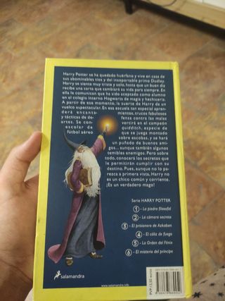 Harry Potter y la piedra filosofal.