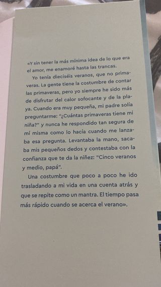 Libro: La cuenta atrás para el verano