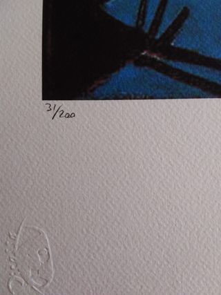 Pablo Picasso.Litografia Fundacion