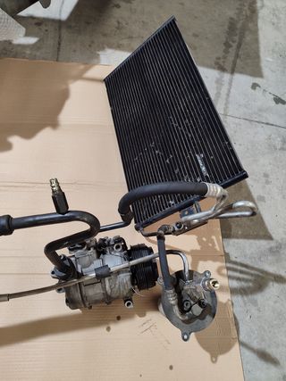 Compresor y tuberías AC BMW e39