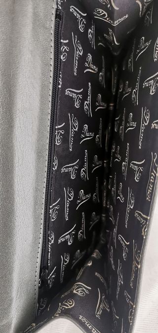 Bolso vintage antiguo de piel auténtica