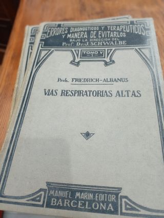 Coleccionistas.Libros de medicina antiguos